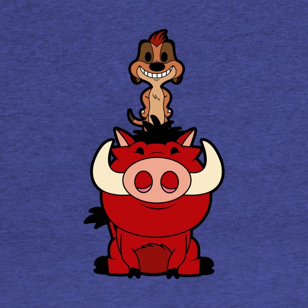 timon and pumba chibi by nataliawinyoto